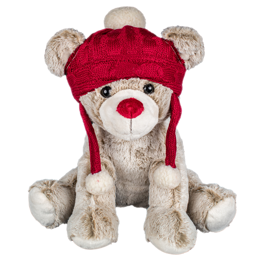 Ours beige assis 40 cm