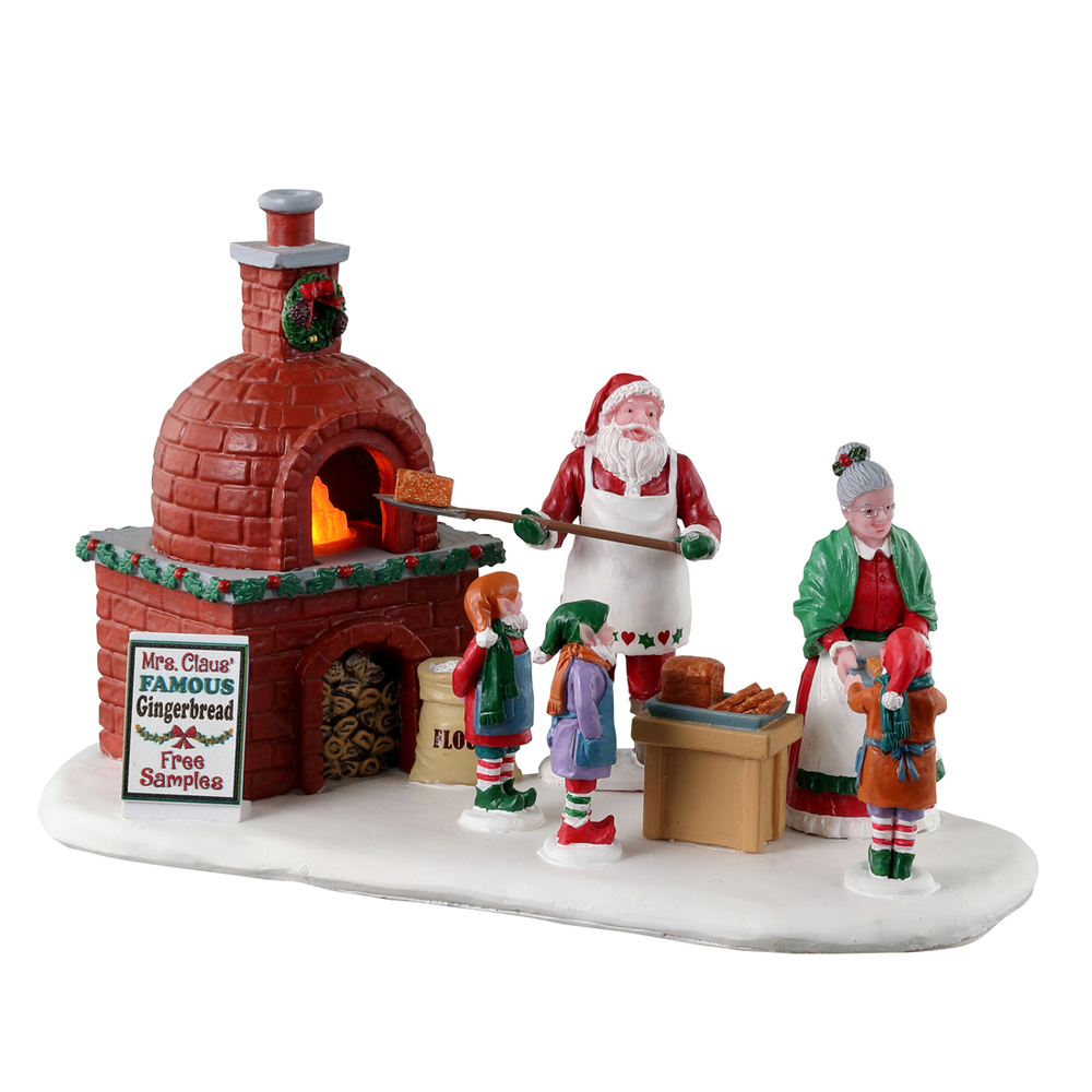 Scène Pain d'épice de Mme Claus pour village de Noël