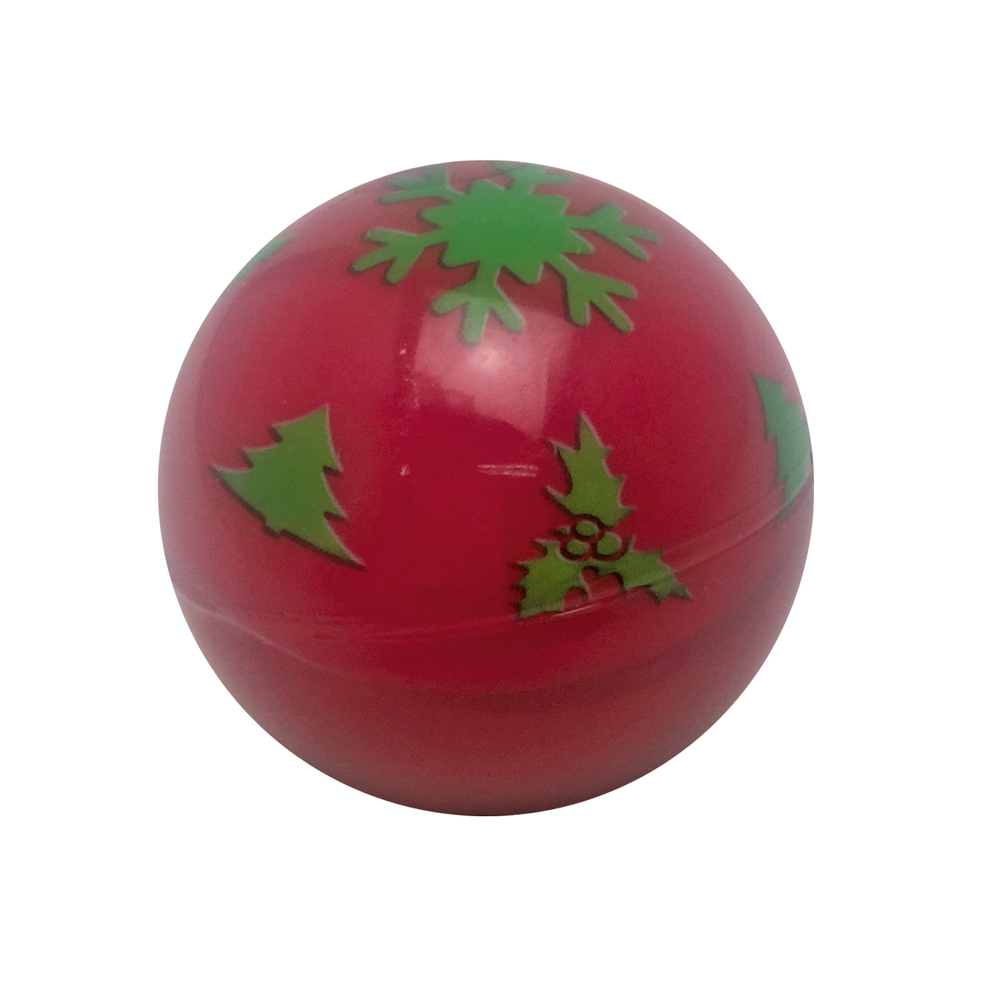 Jouet boule de Noël clignotante pour chien D.4.5 cm