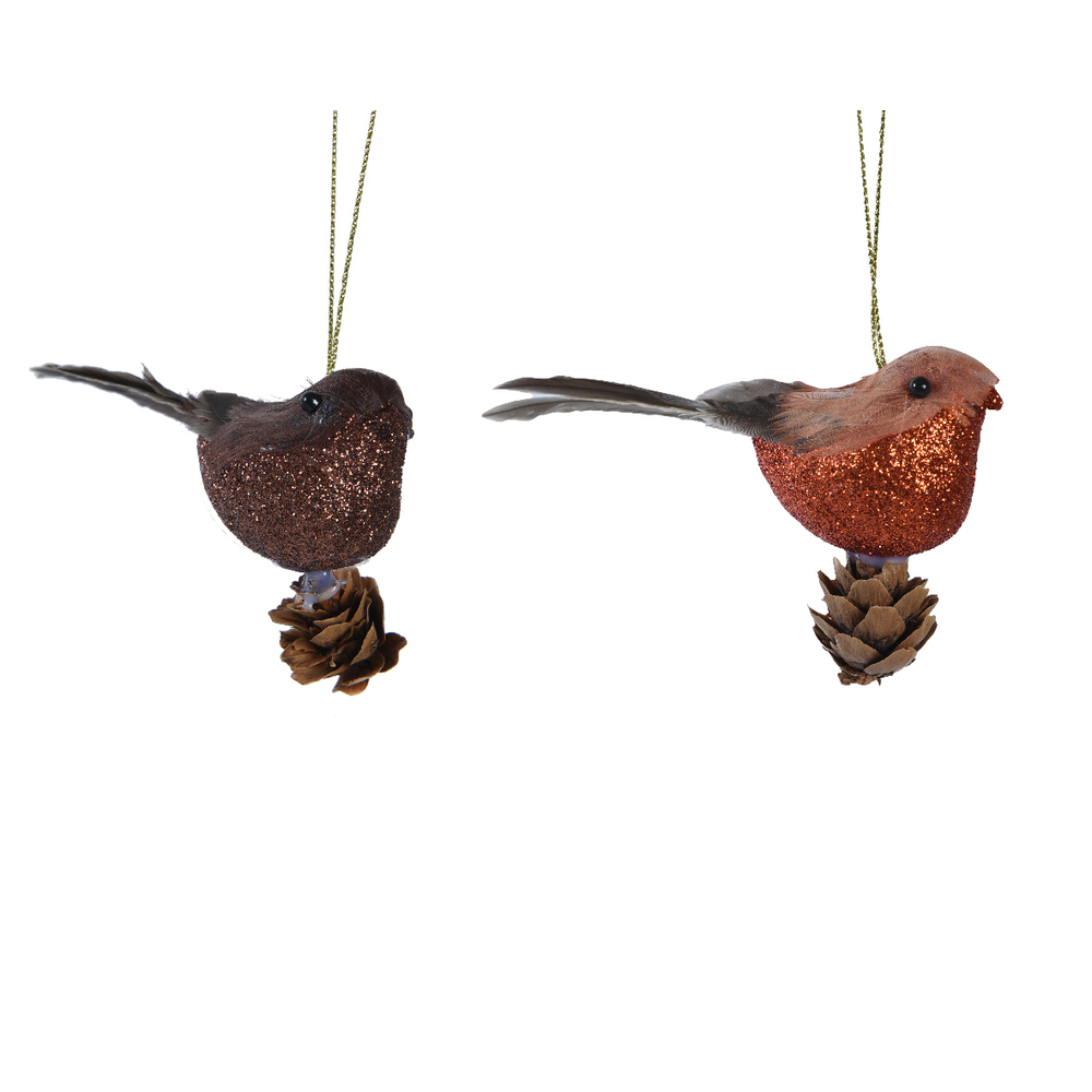 Suspension oiseau mousse 12 x 3,5 x 6 cm