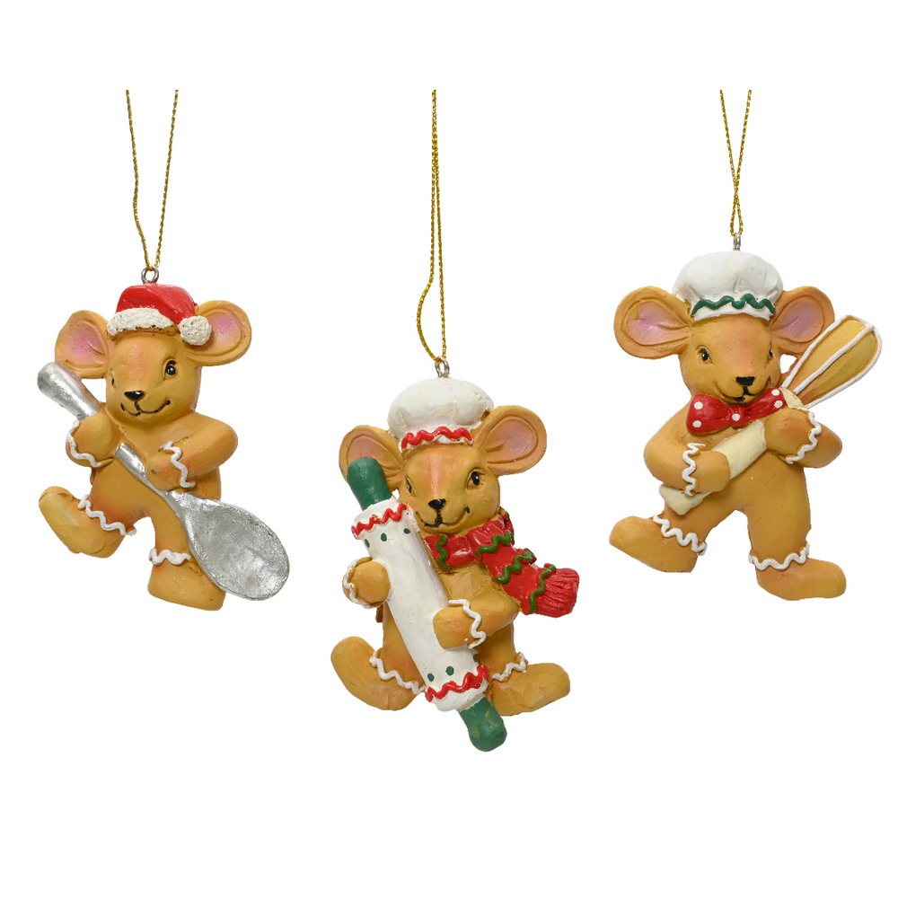 Suspension souris résine h 8 cm