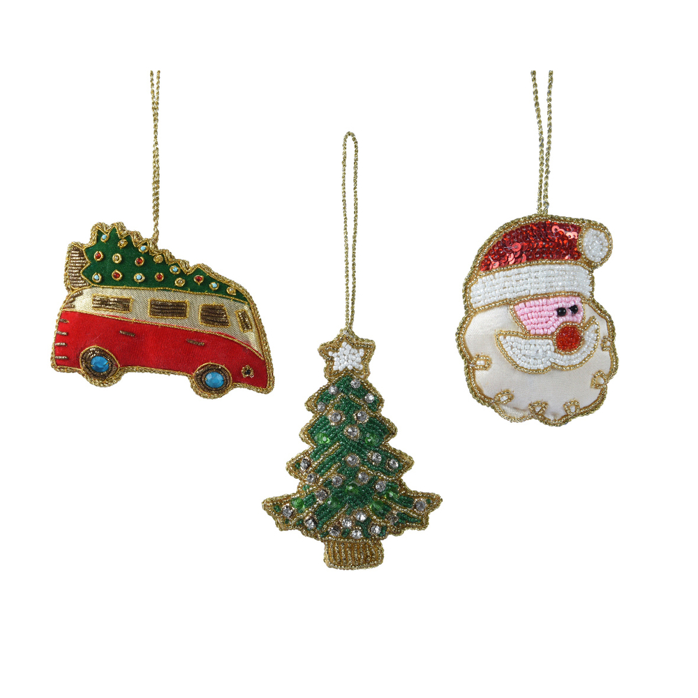 Suspension polyester sujets h 10 cm