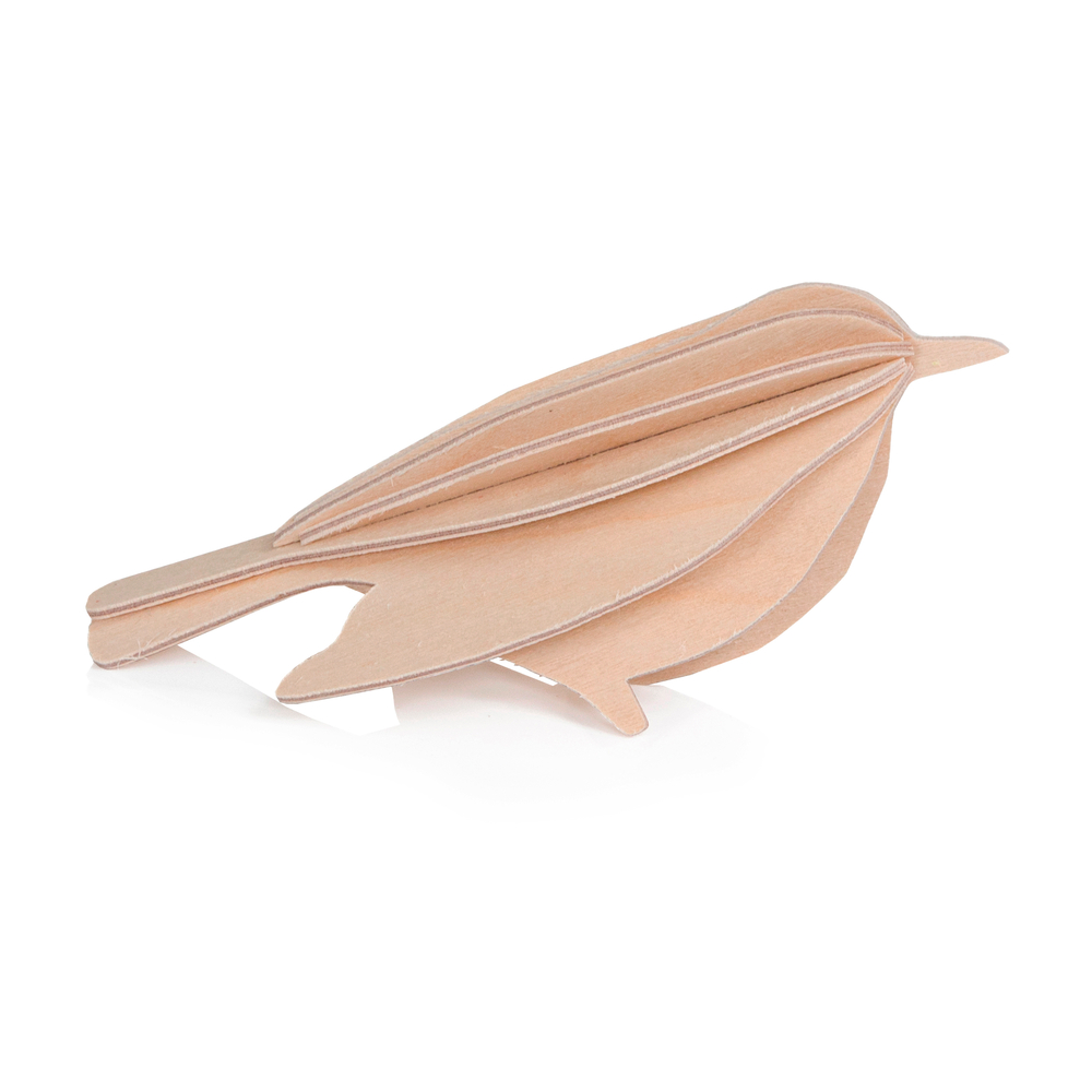 Oiseau en bois à assembler 8cm