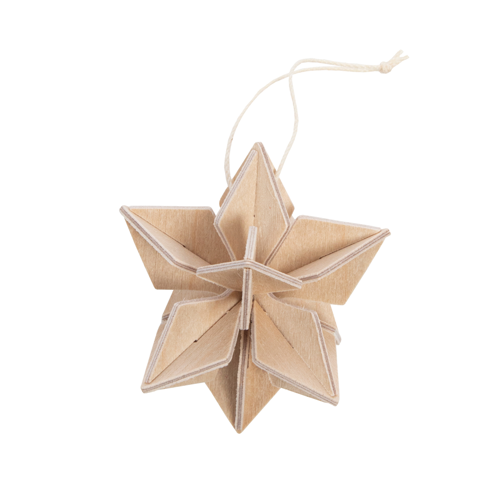 Forme en médium- Etoiles en bois D5cm x 6
