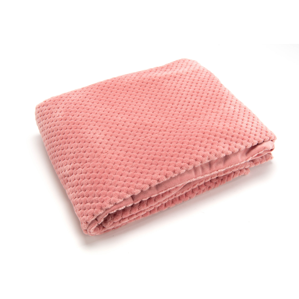 Plaid damier rose poudre