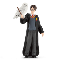 Figurine Harry Potter™ et Hedwige pour enfant en plastique - H.10 cm