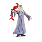 Figurine Albus Dumbledore™ et Fumsek en plastique - H.18 cm