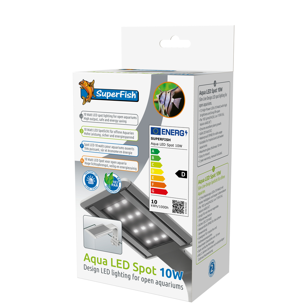 Spot led 10 watts pour aquarium ouvert