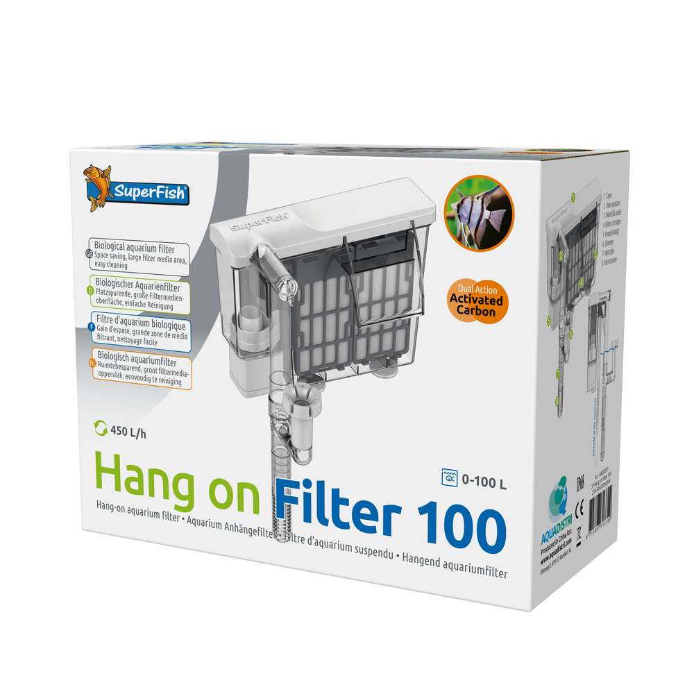 Filtre d'aquarium suspendu Hang on Filter 100