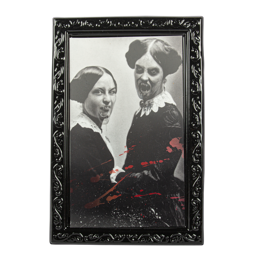 Cadre photo des jumelles en 3 D