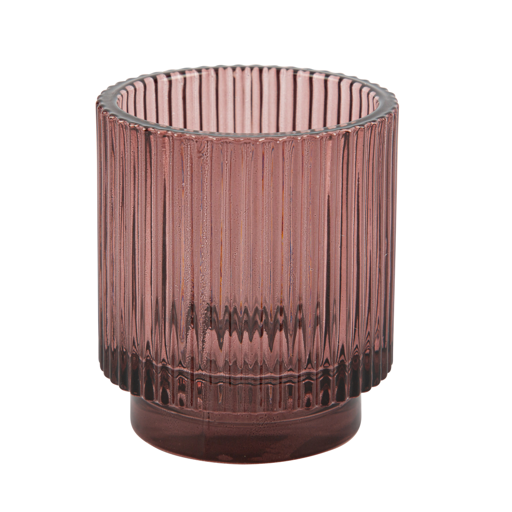 Photophore Mahault en verre 7 x 8 cm