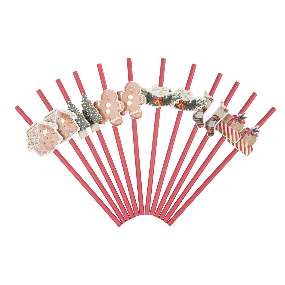 Pailles Noel Gourmand x12