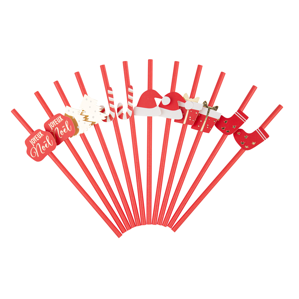 Pailles Sweet Christmas x12