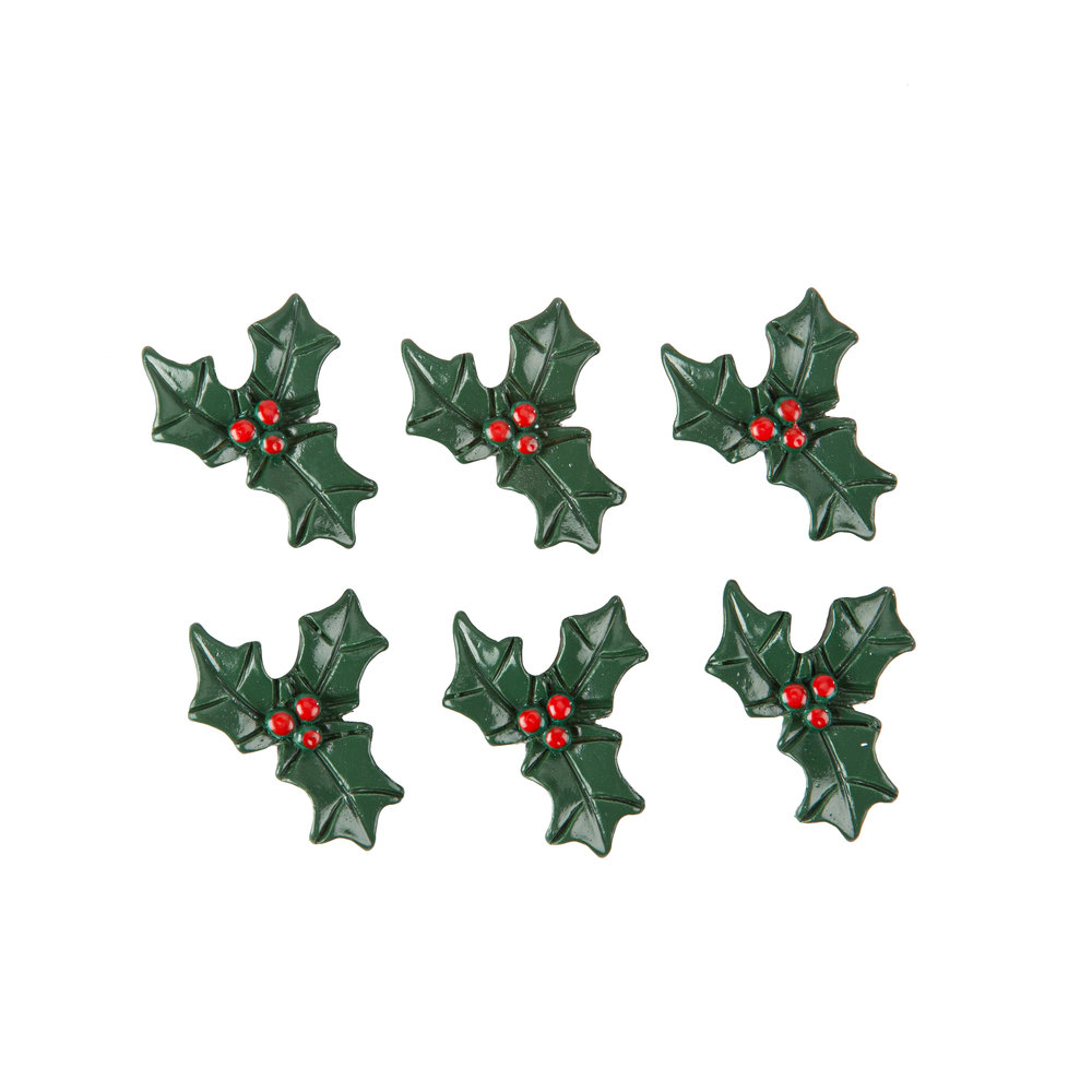 Stickers Houx Resine x6