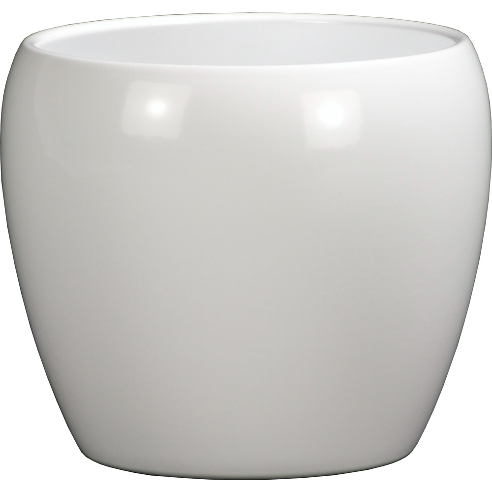 Cache-pot ZT blanc Ø26cm - H23cm