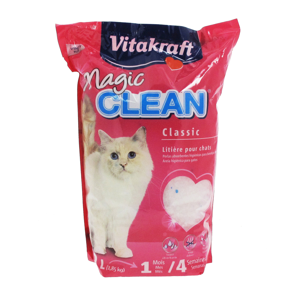 Litière Magic Clean Classic 1 mois pour chat 4.2L