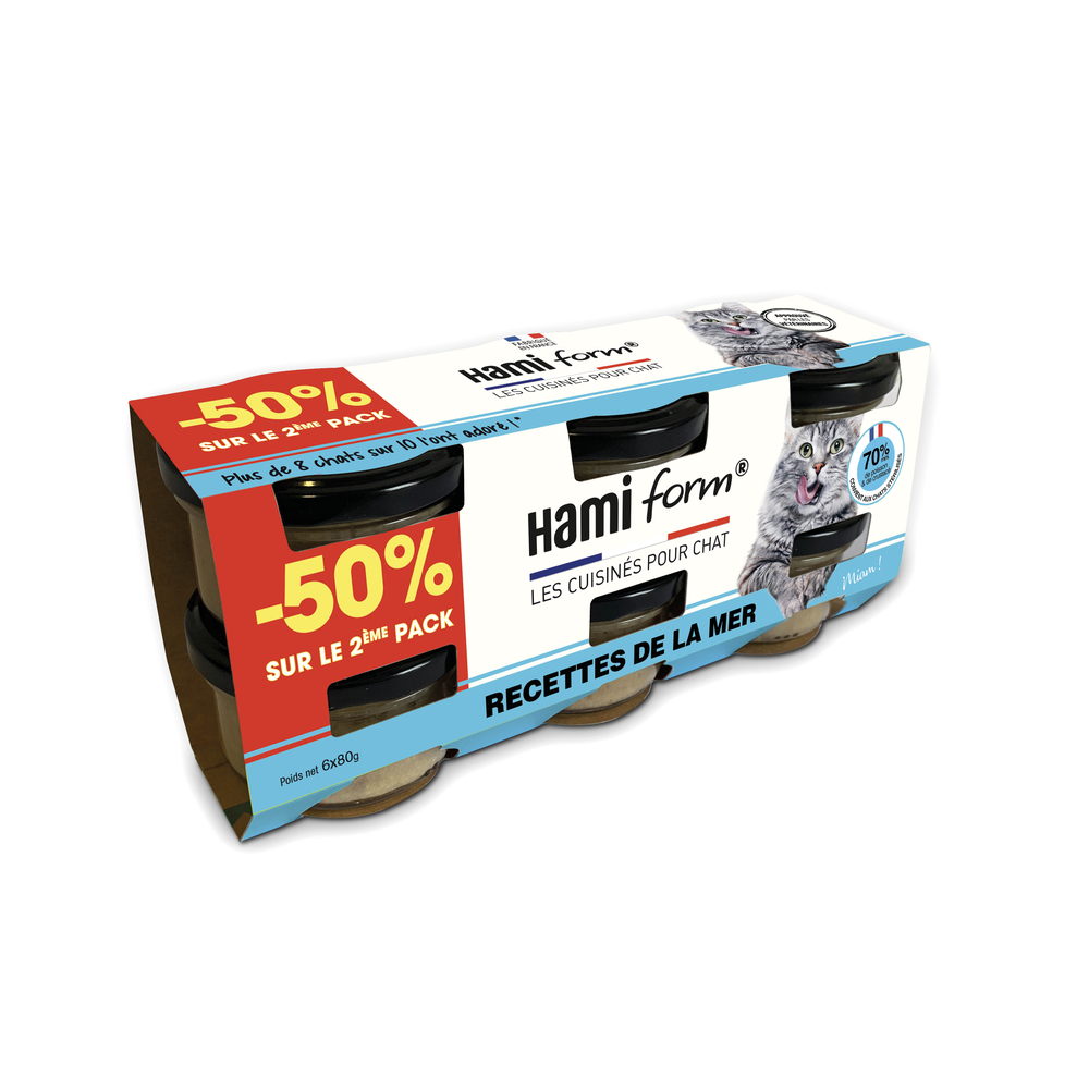 Pack de 6 - Recettes de la Mer -50% sur 2eme pack