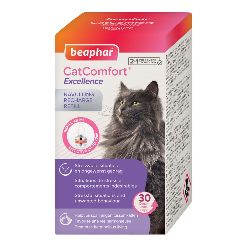 Recharge Catcomfort excellence aux 2 phéromones pour chat 48 ml