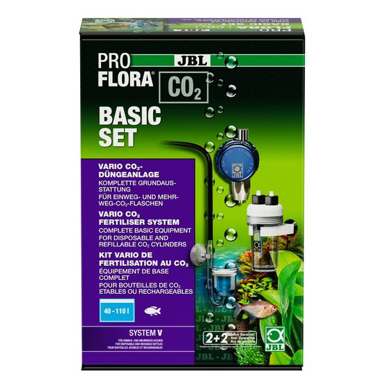 Basic set Vario, kit d'accessoires de fertilisation CO2 en aquarium