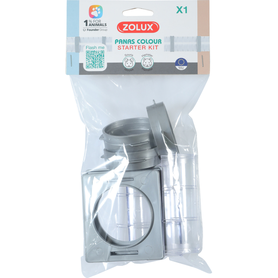 kit de démarrage, tube droit pour habitation de rongeurs Panas Colour
