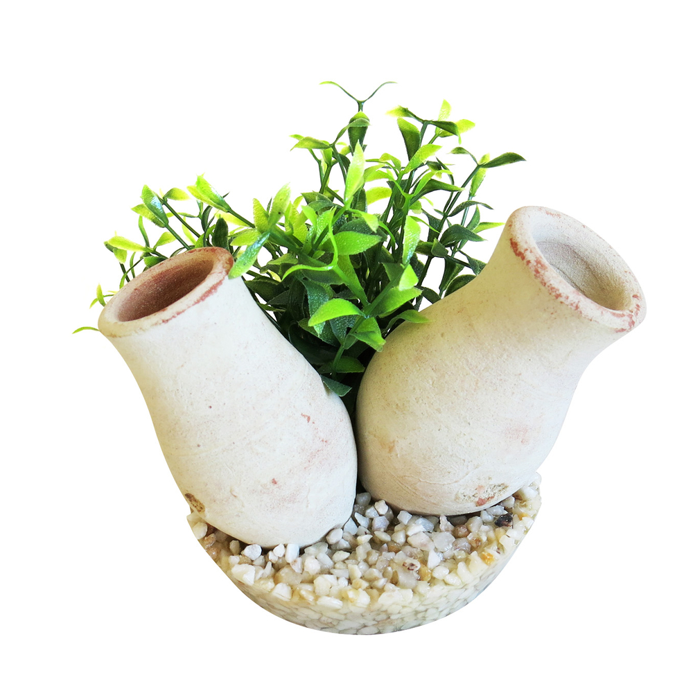 Décor aquarium Tyrol Canon double