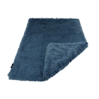 Plaid moelleux pour chien bleu 100 x 70 cm