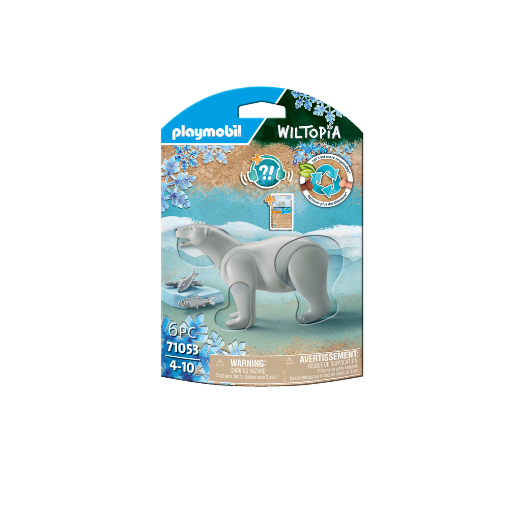 Figurine Wiltopia ours polaire en plastique