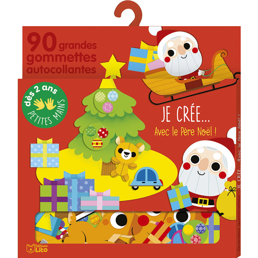 Gommettes thématiques à coller - Assortiment Joyeux Noël Bébé crée x50