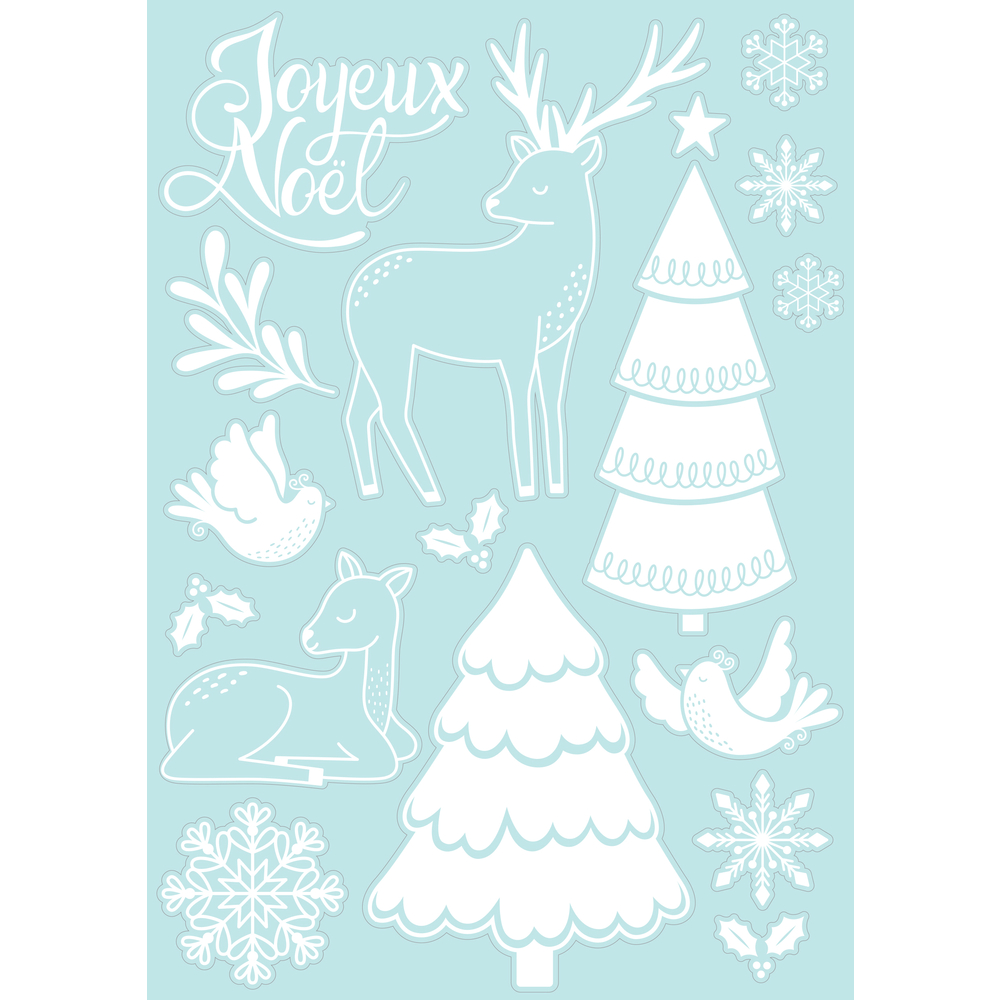 Décorations repositionables pour fenêtre LIS - 1