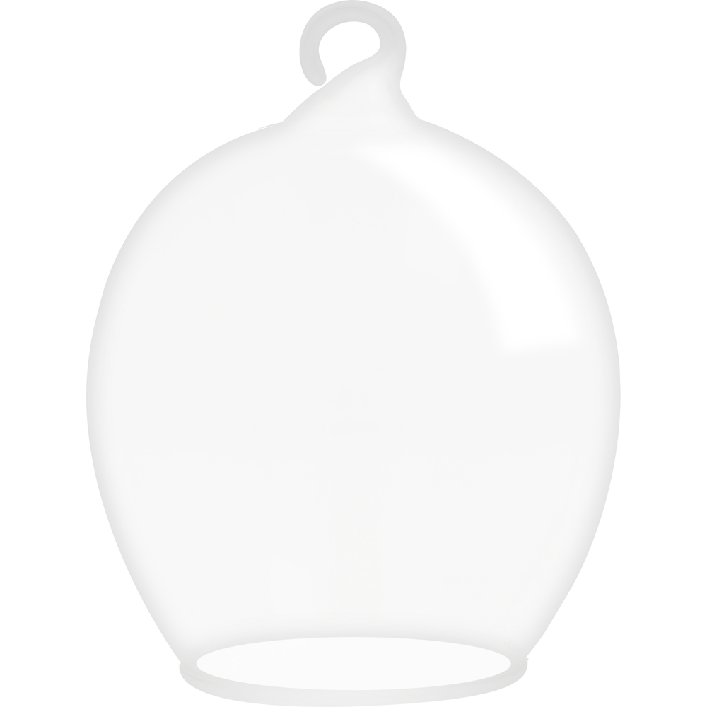 Set de 2 boules en verre à suspendre