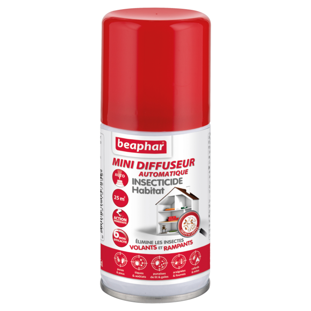 Mini Diffuseur automatique, insecticide pour habitat 75 ml/25m²