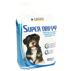 Tapis absorbant super nappy pour chien 60x60cm 10 pièces