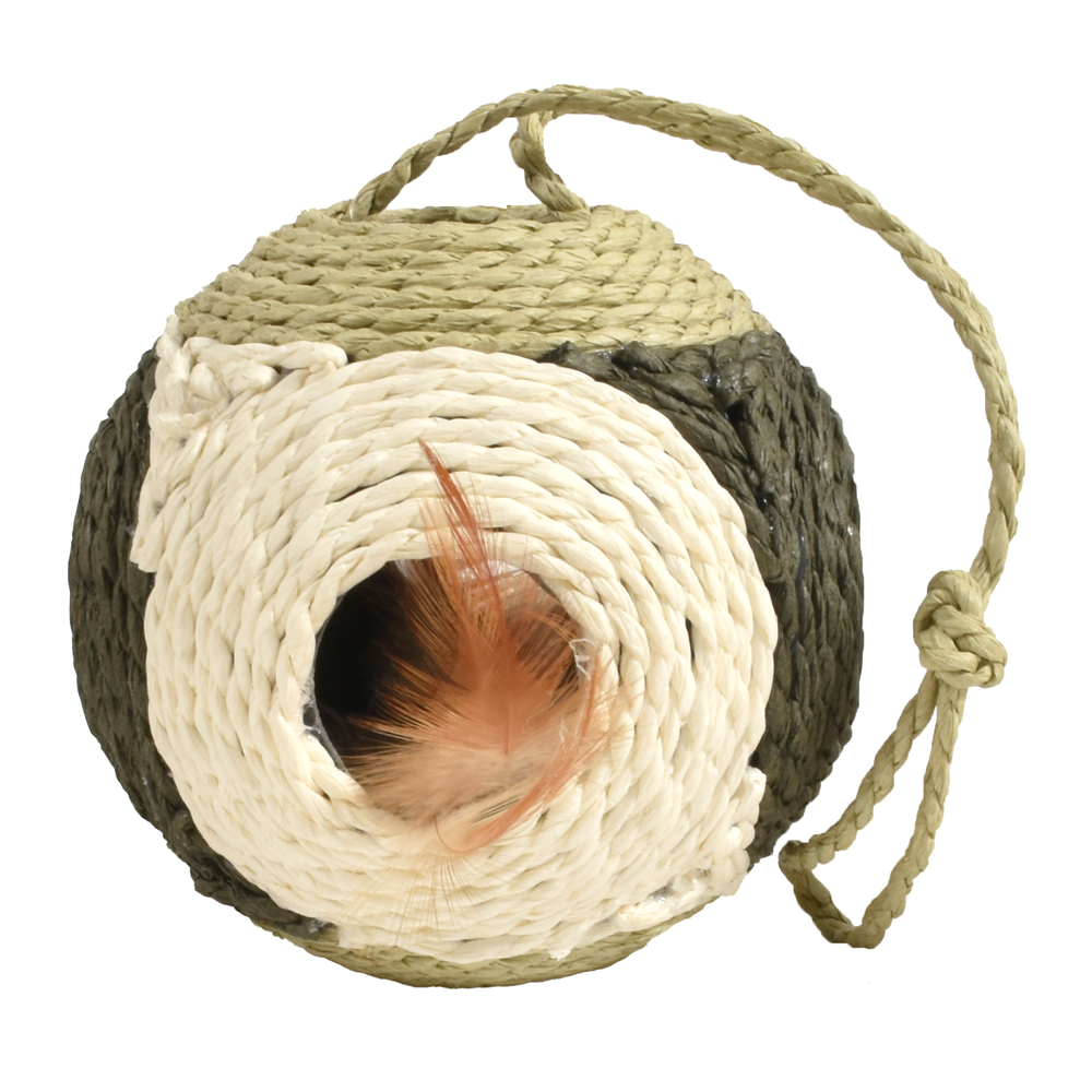 Griffoir facette vert pour chat