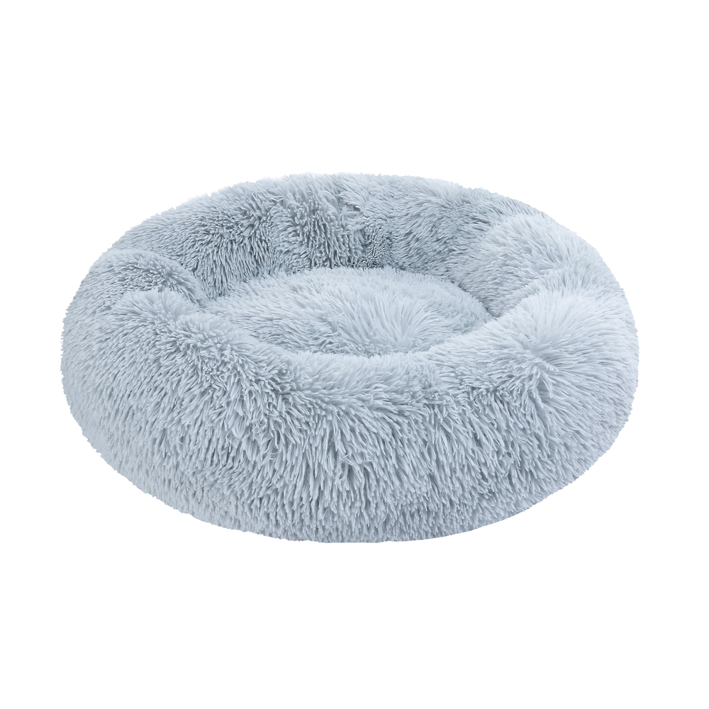 Corbeille ronde moelleuse T70 blanc pour chien et chat