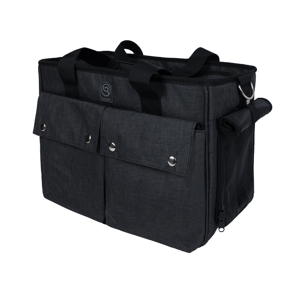 Sac baroudeur 40x21x30 cm noir pour chien