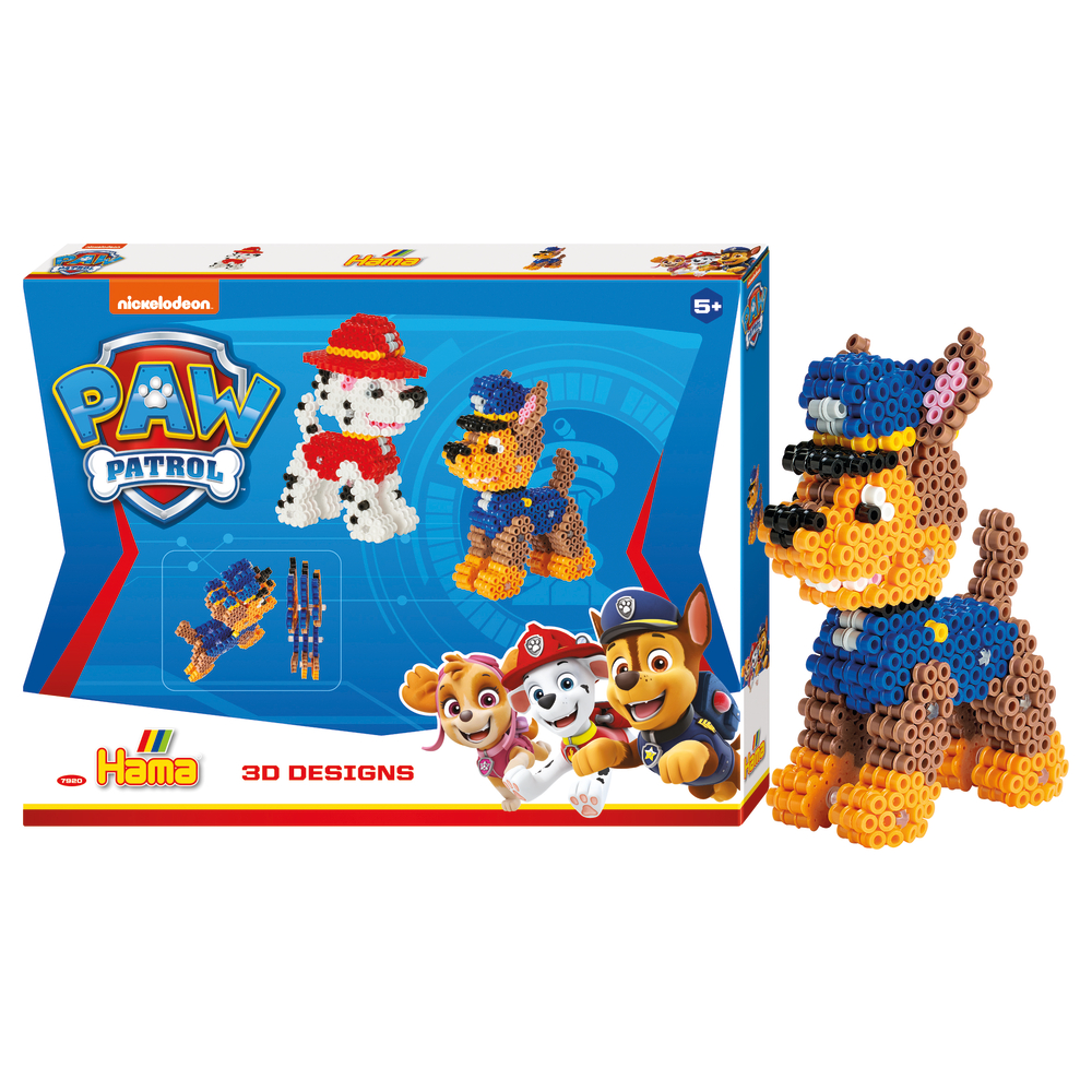 Jeu de perles à repasser DIY Pat patrouille