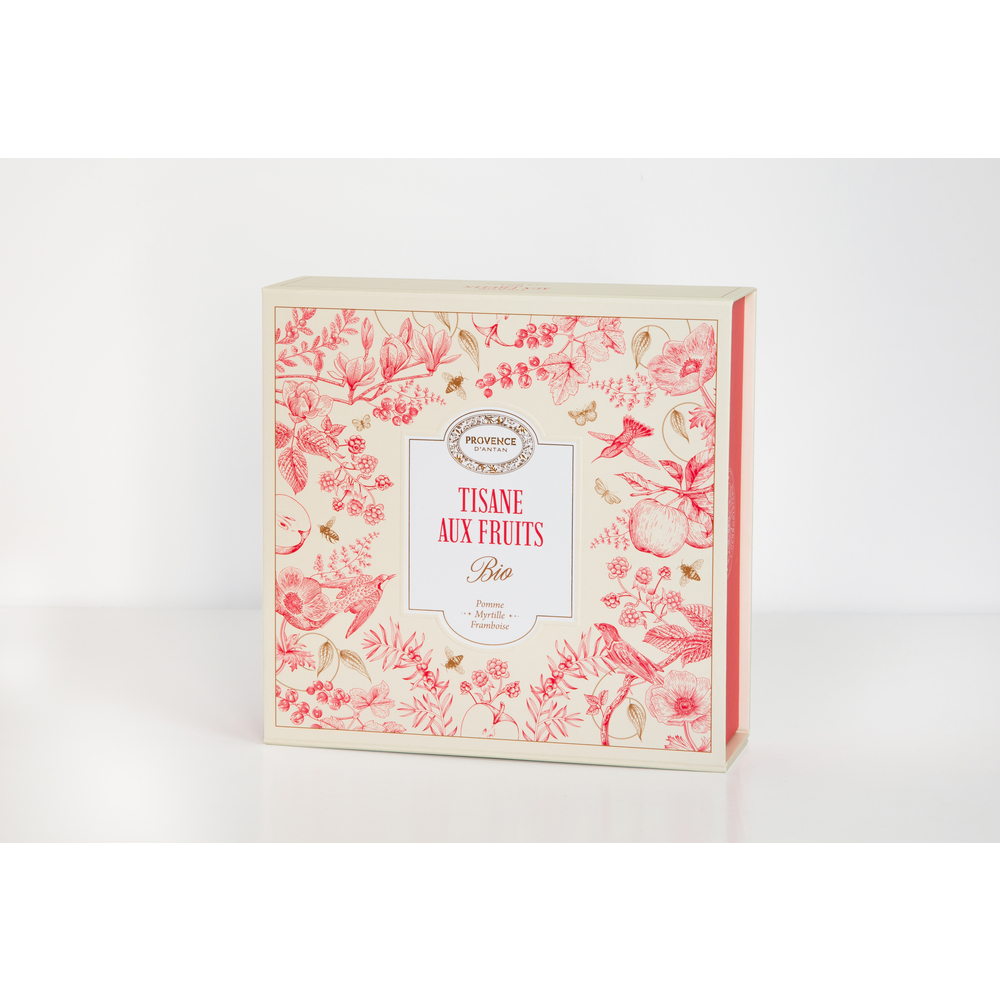 Coffret de tisanes aux fruits bio - 20 sachets