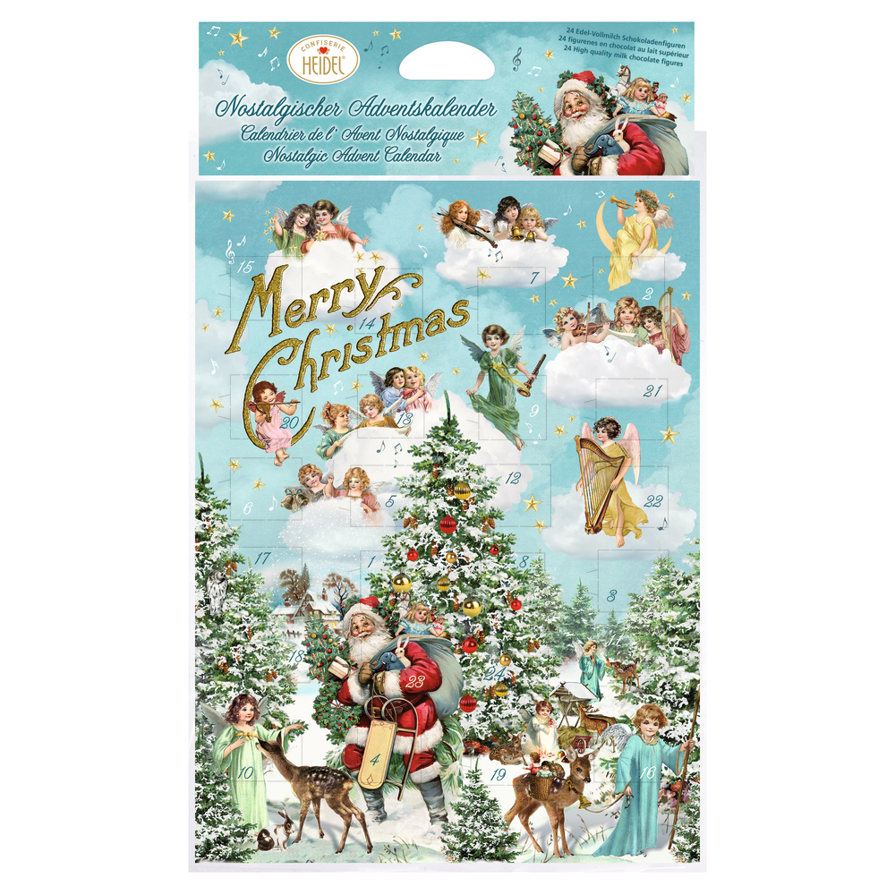 Calendrier de l'Avent 'Nostalgie des Anges' - 24 cases