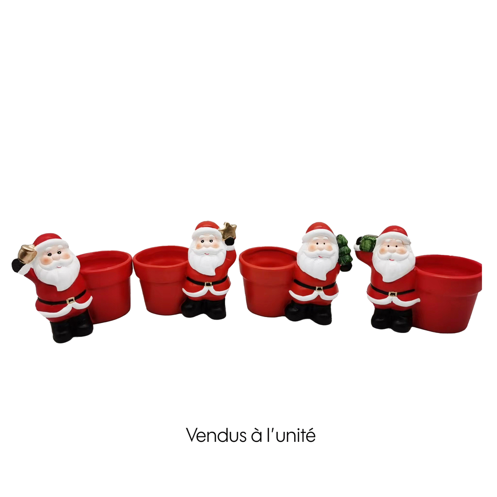 Cache-pot figurine Noël Ø6cm