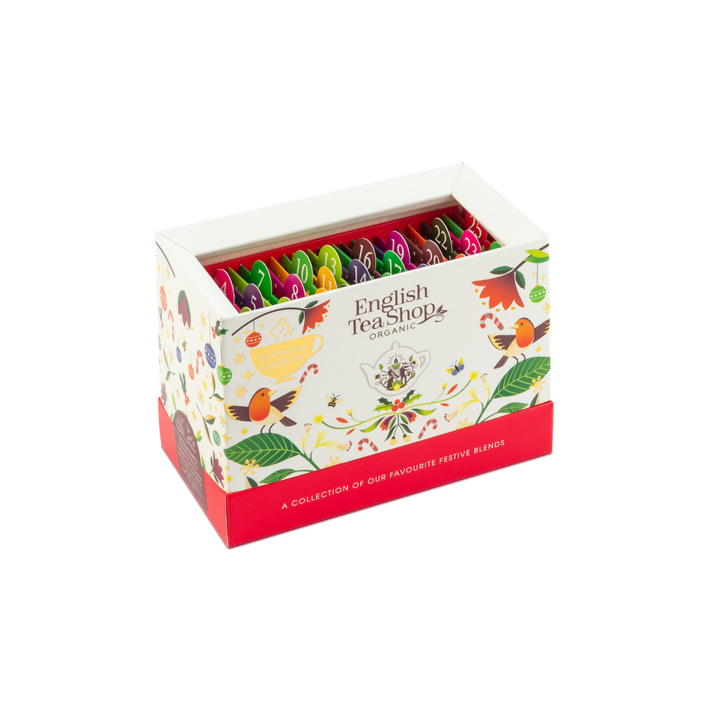 Calendrier de l'Avent - Thés et infusions bio cartes 25 sachets