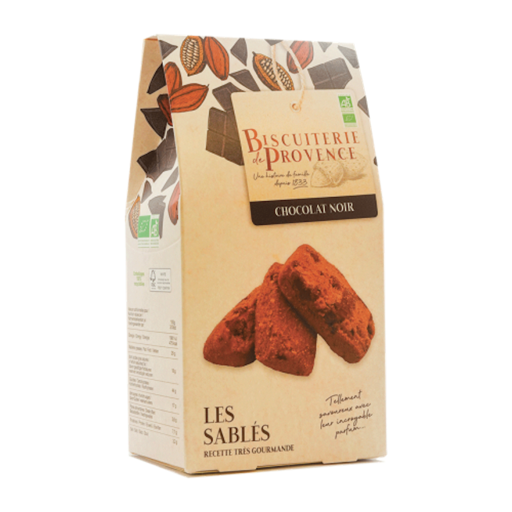 Les sablés, chocolat noir Bio 120g