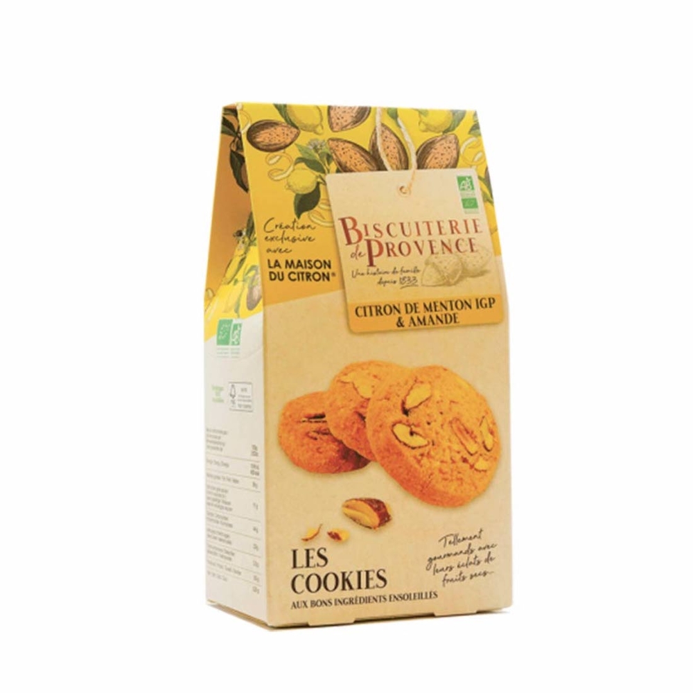 Les cookies, citron de Menton & amande Bio 120g
