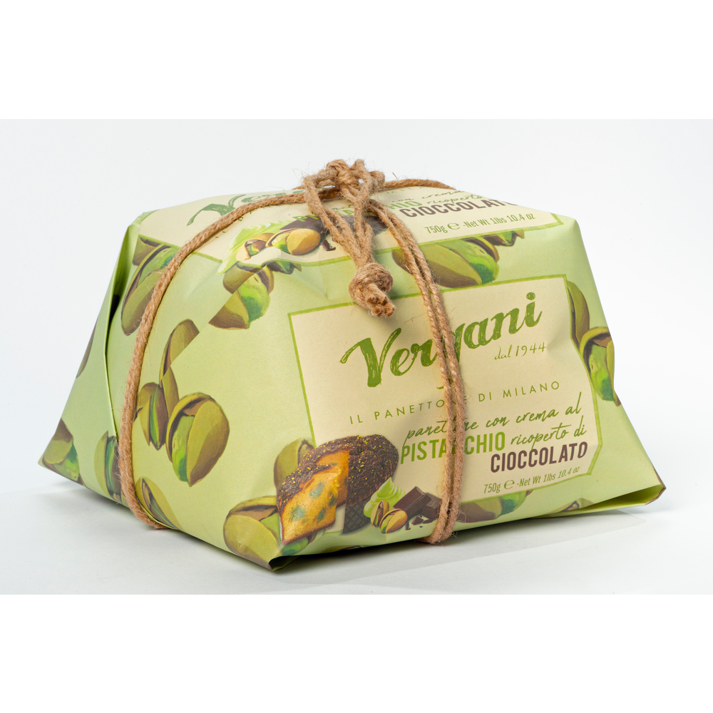 Panettone à la pistache & au chocolat 750g
