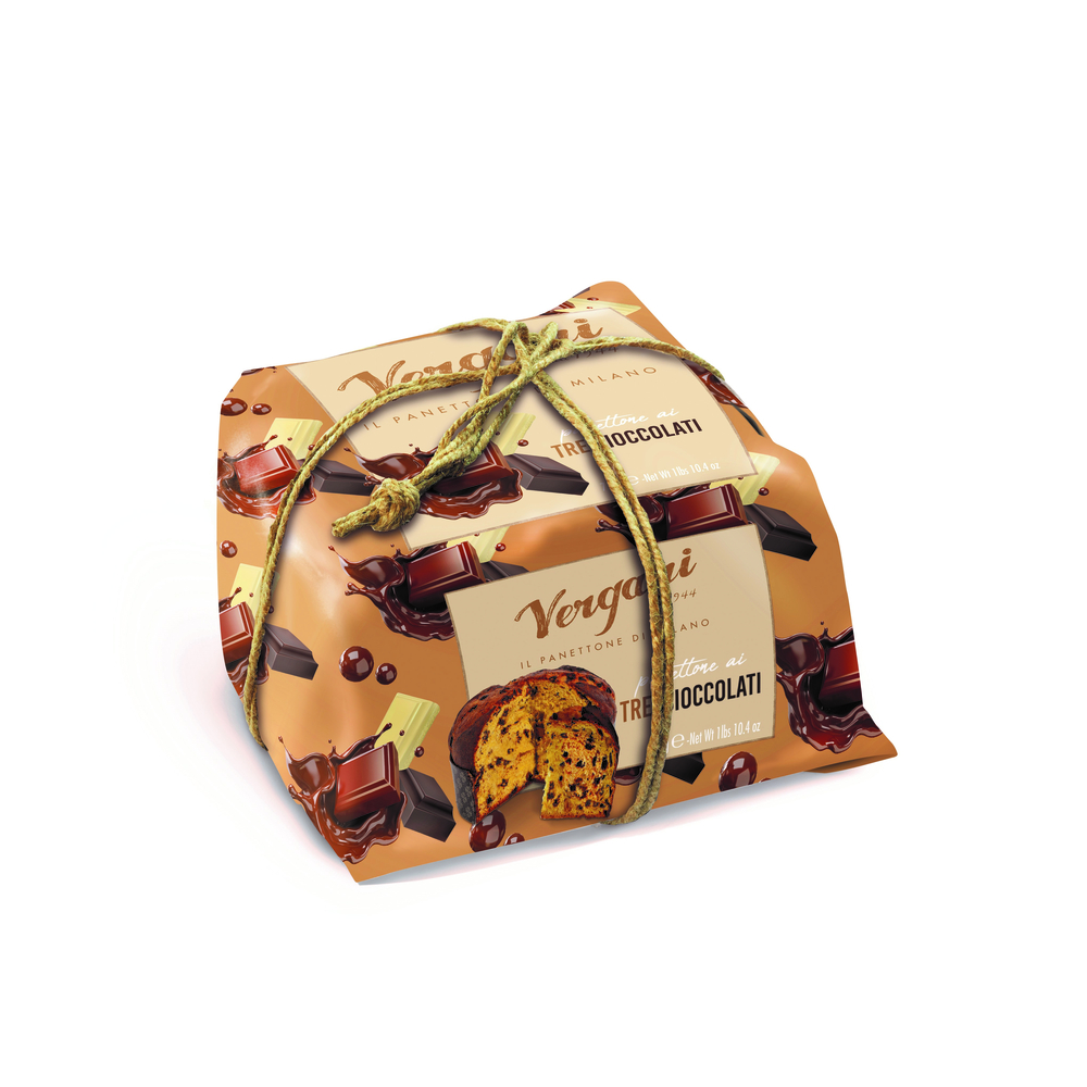 Panettone aux trois pépites de chocolat 750g