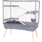 Cage Neolife 100 Rab2 gris pour lapin