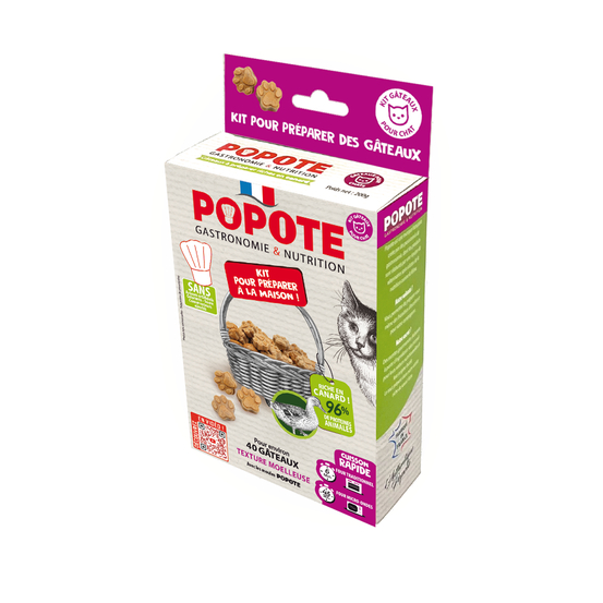 Kit préparation friandises au canard pour chat 200g