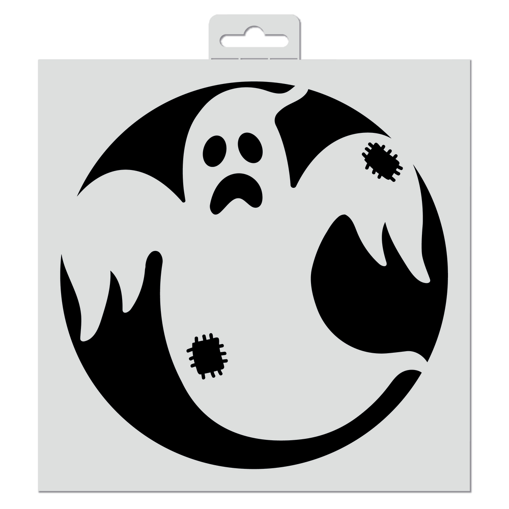 Pochoir Fantome 20X20