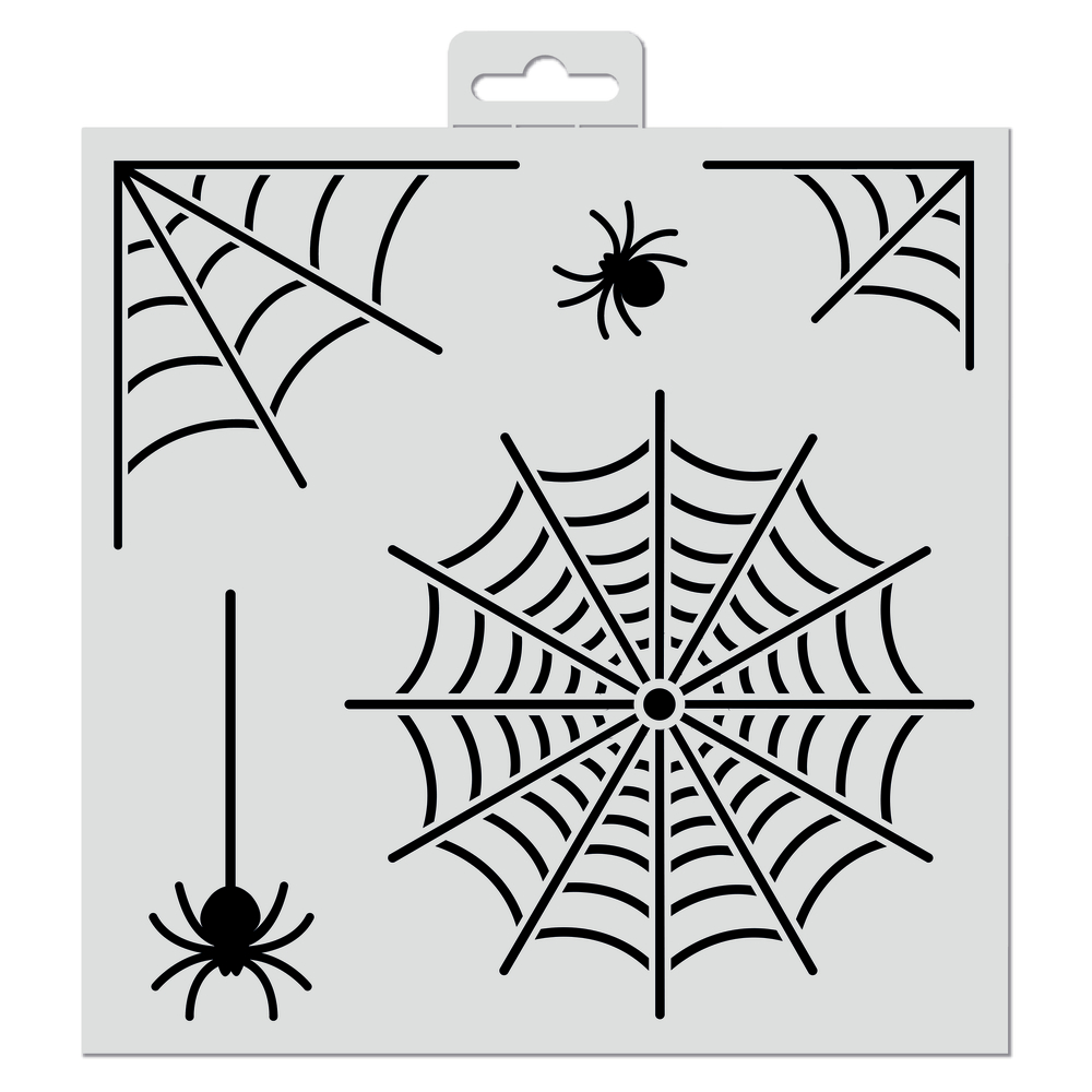 Pochoir Toile Araignee 20X20
