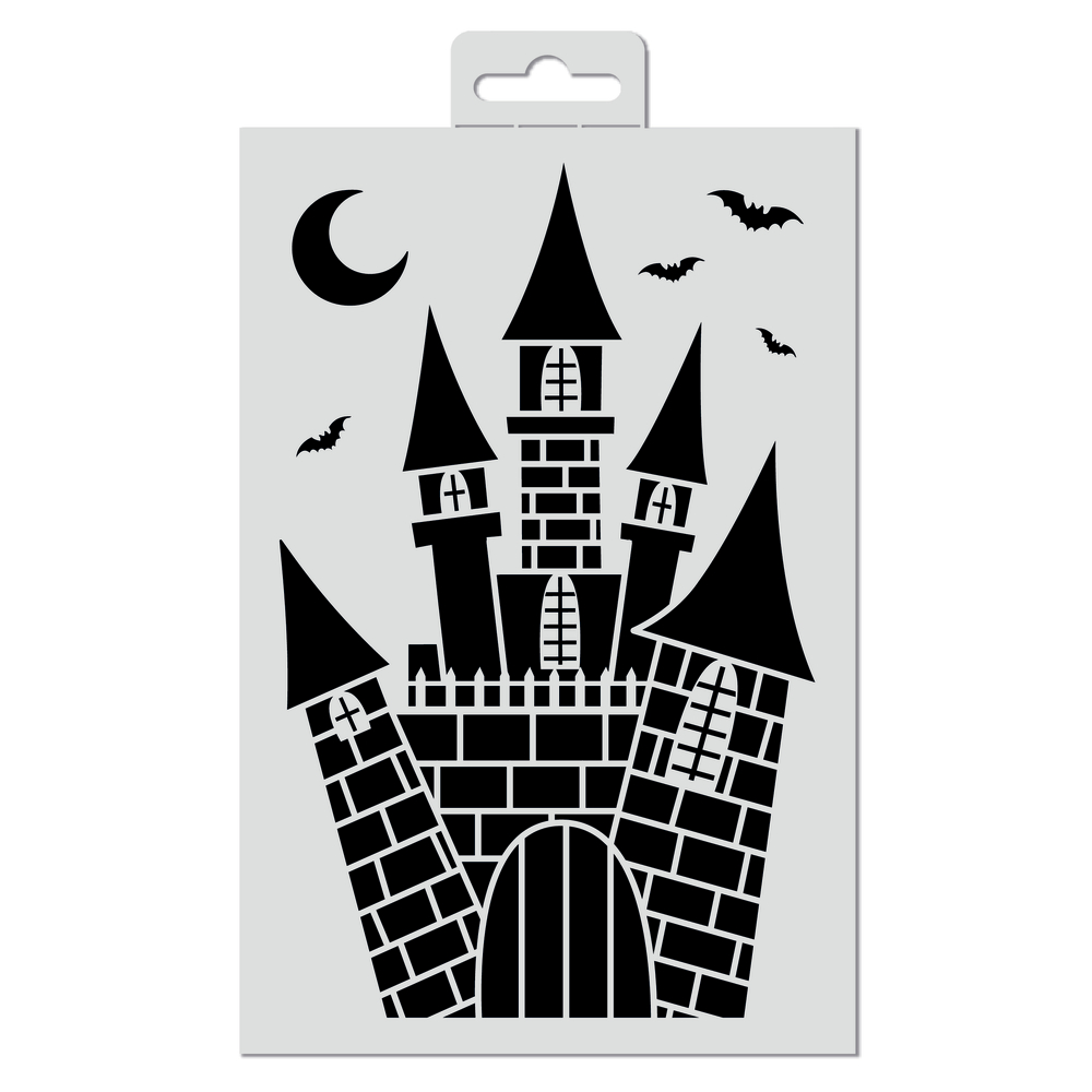 Pochoir Manoir 20X13