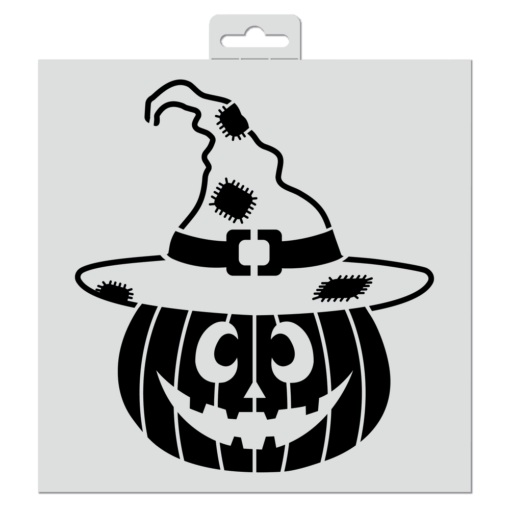 Pochoir Citrouille 20X20